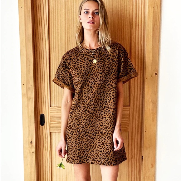 Emerson Fry Leopard Print Dress Sz S - Picture 4 of 4